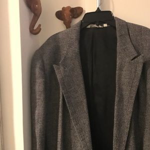 Vintage black grey white blazer